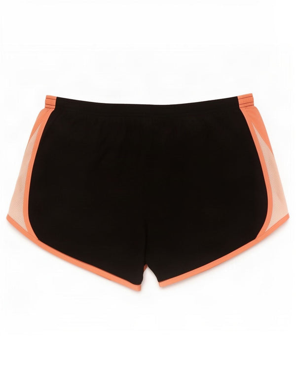 Nike Damen Dri Fit Sport Shorts UK 14 Mittelschwarz Farbblock