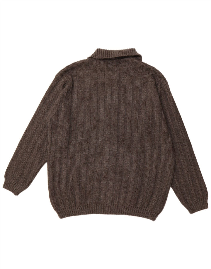 NORTH SAILS Herren-Cardigan-Pullover, großes graues Acryl