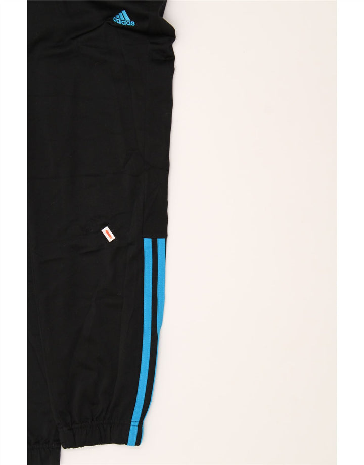 ADIDAS Boys Tracksuit Trousers Joggers 11-12 Years  Black Polyester Vintage Adidas and Second-Hand Adidas from Messina Hembry 
