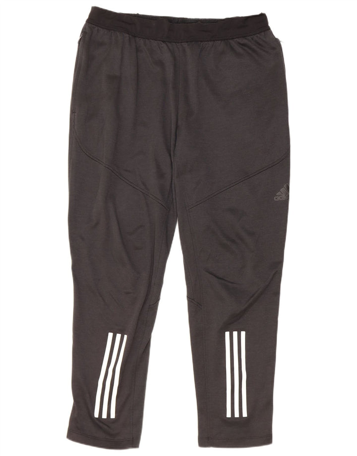 Adidas Herren Climawarm Trainingshose, groß, aus schwarzem Polyester