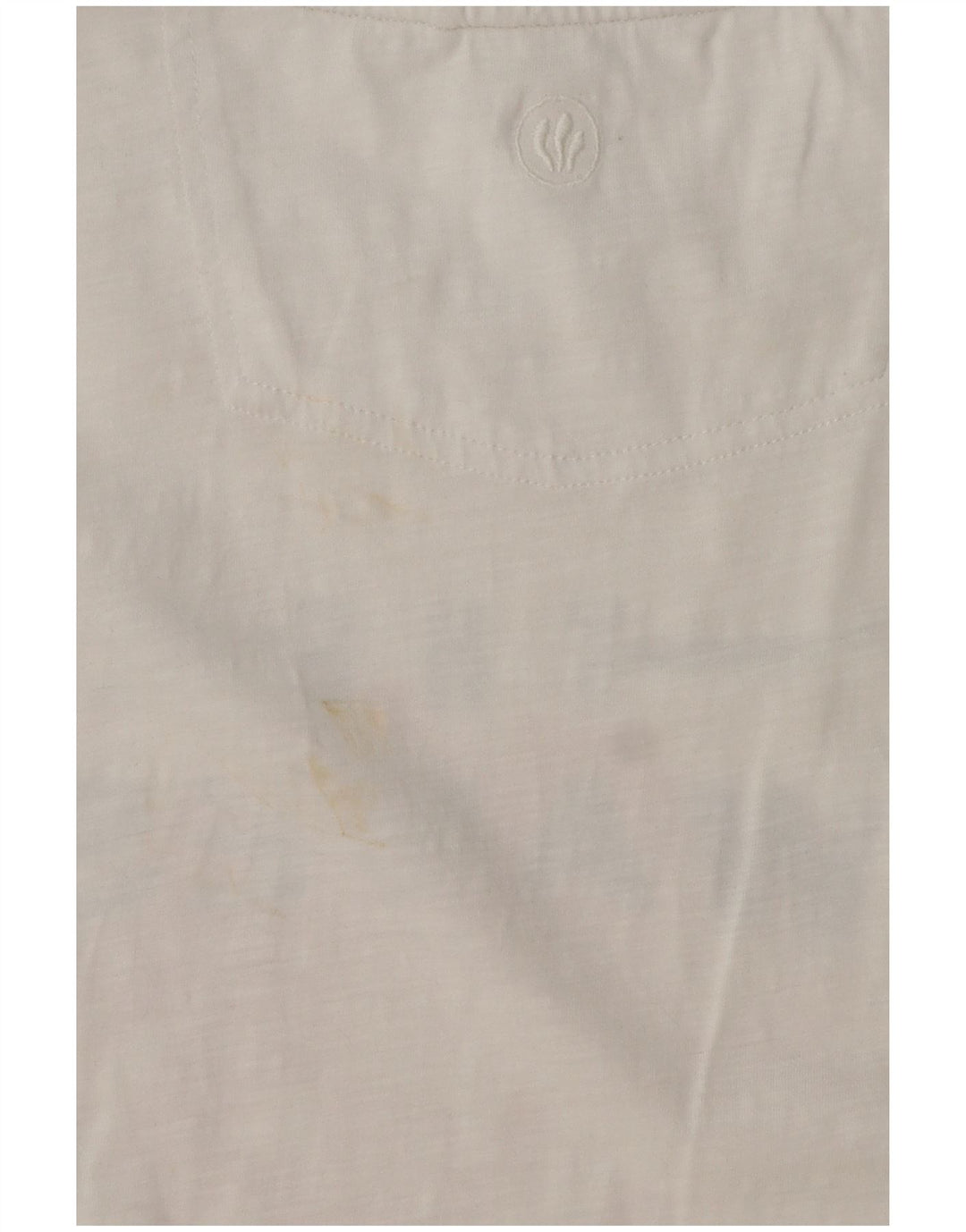 Fat Face Herren-T-Shirt mit Grafik, Größe L, aus weißer Baumwolle