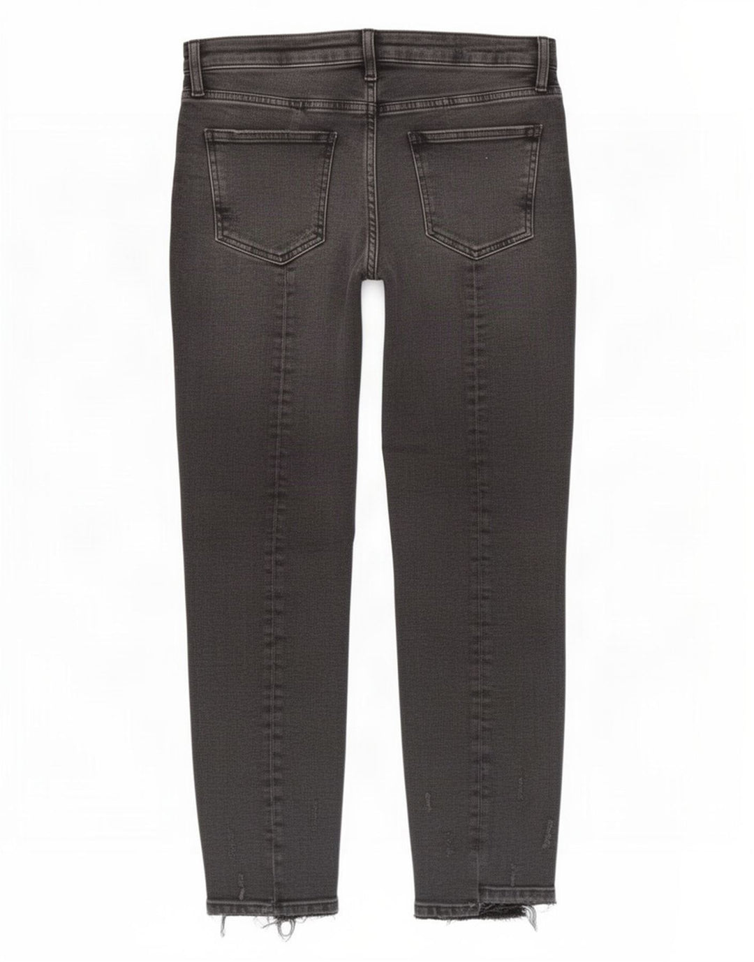 Zara Damen Distressed Slim Jeans EU 38 Small W28 L27 Grau