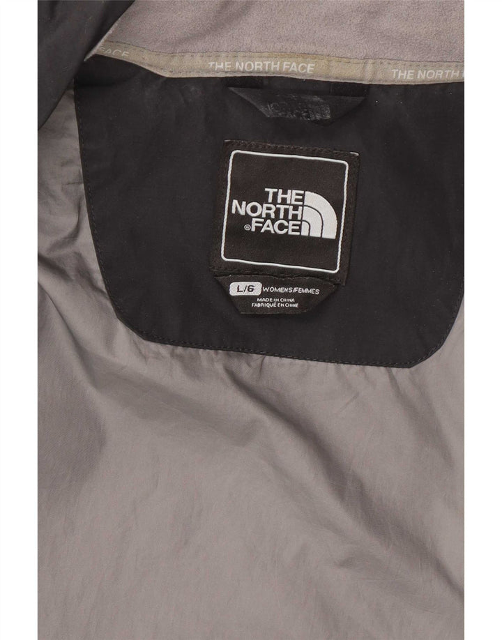 The North Face Damen wasserdichte Kapuzenjacke UK 16 Large Schwarz