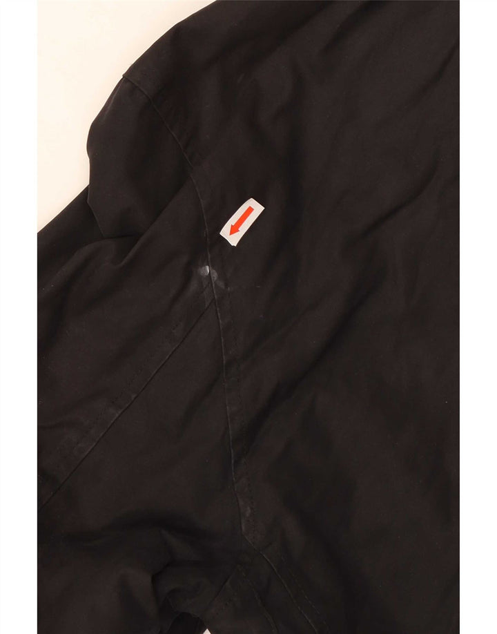 Tommy Hilfiger Herrenmantel UK 38 Mittelschwarzes Polyester