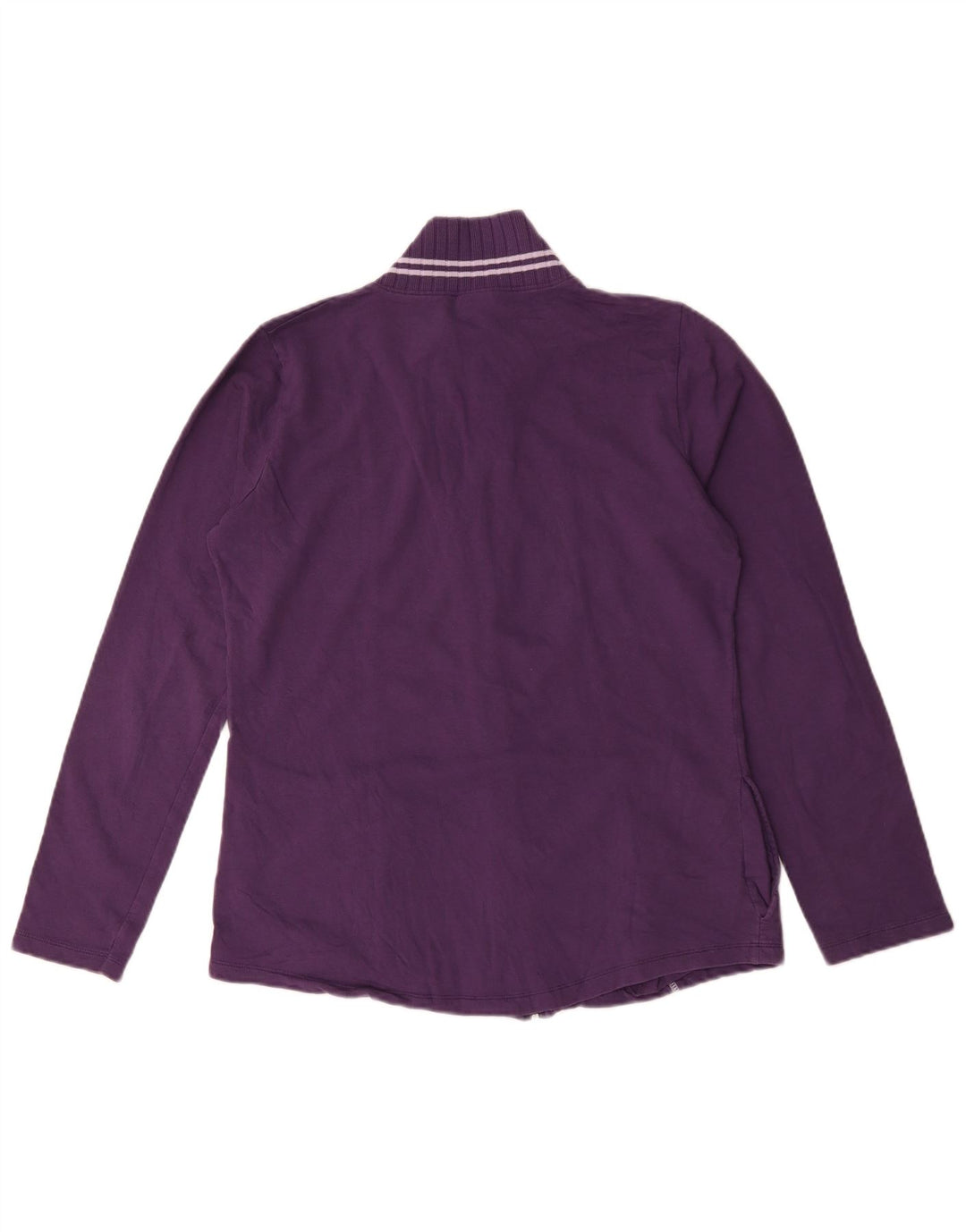 Fila Damen-Trainingsanzug-Top-Jacke, UK 16, Größe L, Lila, Baumwolle