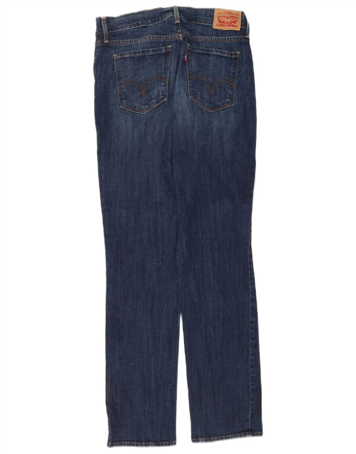 Levi's Damen 505 Straight Jeans W28 L32 Blaue Baumwolle