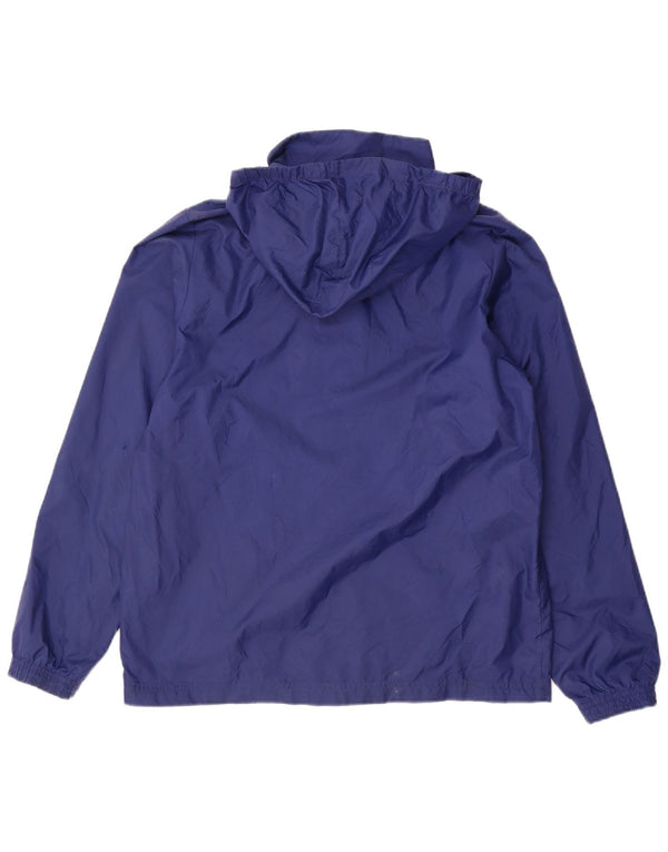 Adidas Regenjacke mit Kapuze für Jungen, 13–14 Jahre, marineblaues Polyester