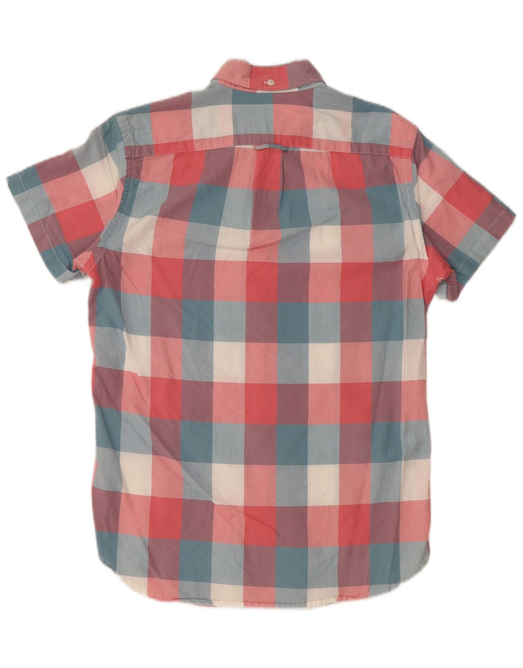 J. CREW Herren Kurzarmhemd XS Mehrfarbig kariert Baumwolle