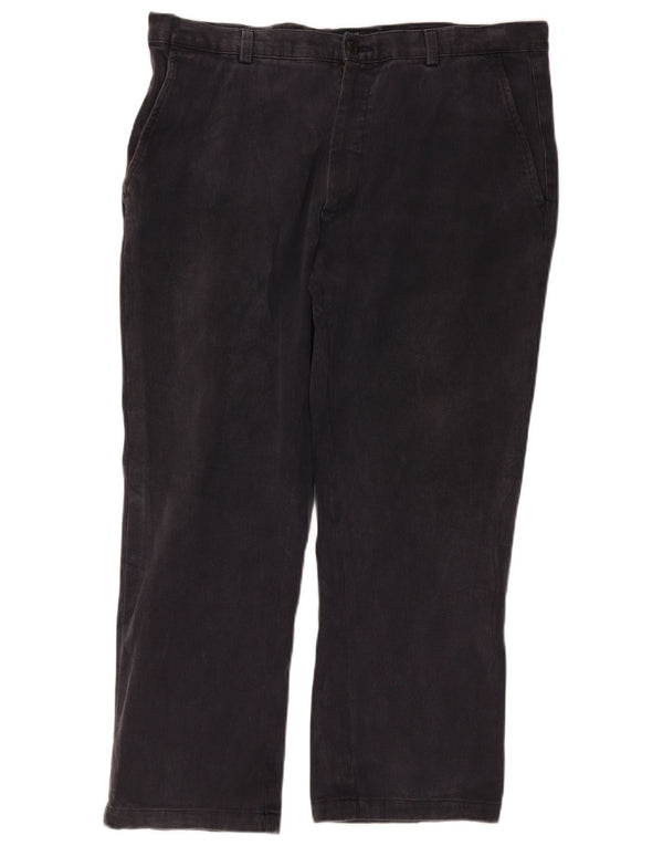 Trussardi Herren gerade Chinohose IT 56 3XL W46 L28 Marineblau