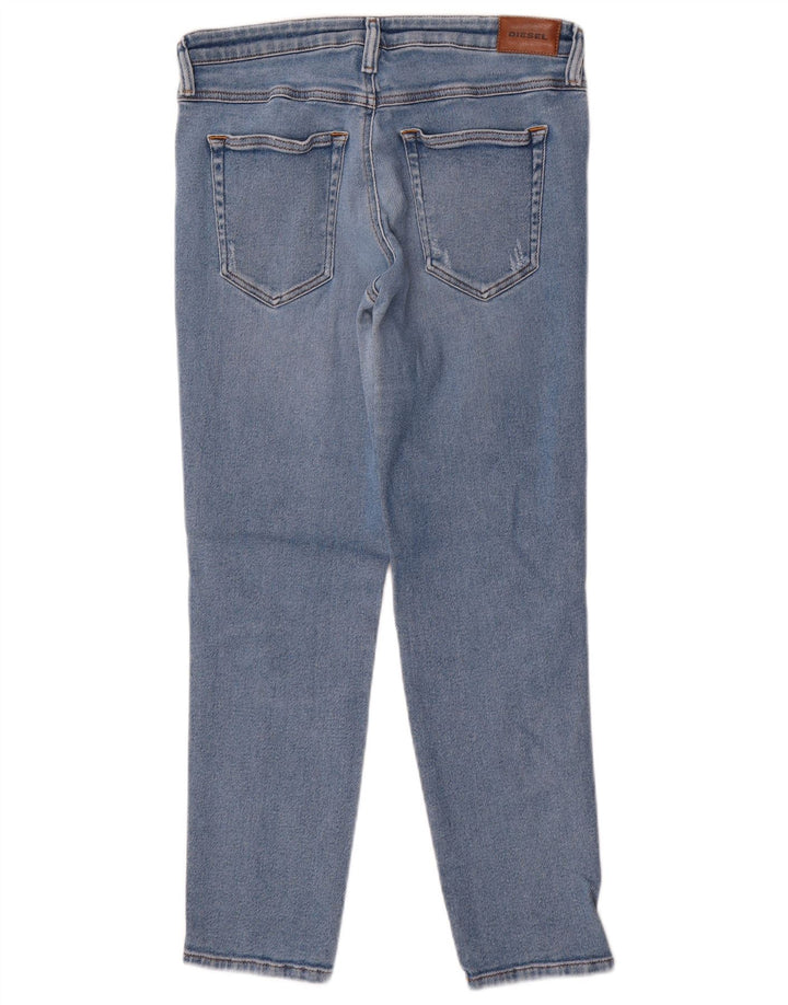 Diesel Damen Distressed Slim Jeans W30 L27 Blaue Baumwolle