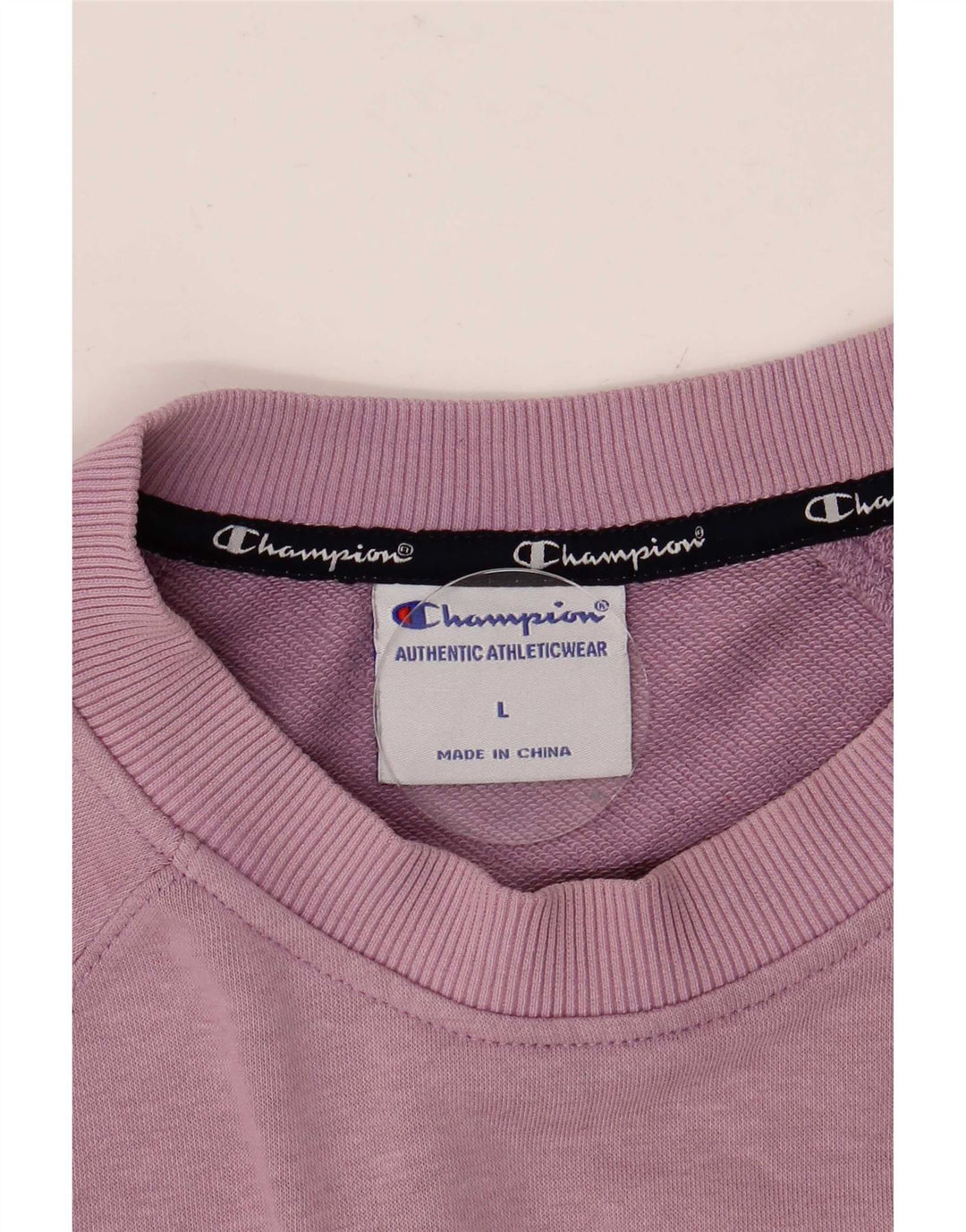 Champion Damen-Sweatshirt in Übergröße mit Grafik, Gr. 40, Größe L, Lila