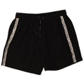 Calvin Klein Herren-Badeshorts mit Grafik, groß, schwarzes Farbblock-Polyester