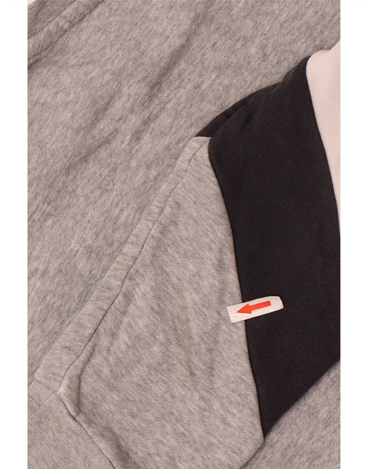 Nike Herren-Sweatshirt mit Grafik, Größe S, Grau, Colourblock-Baumwolle