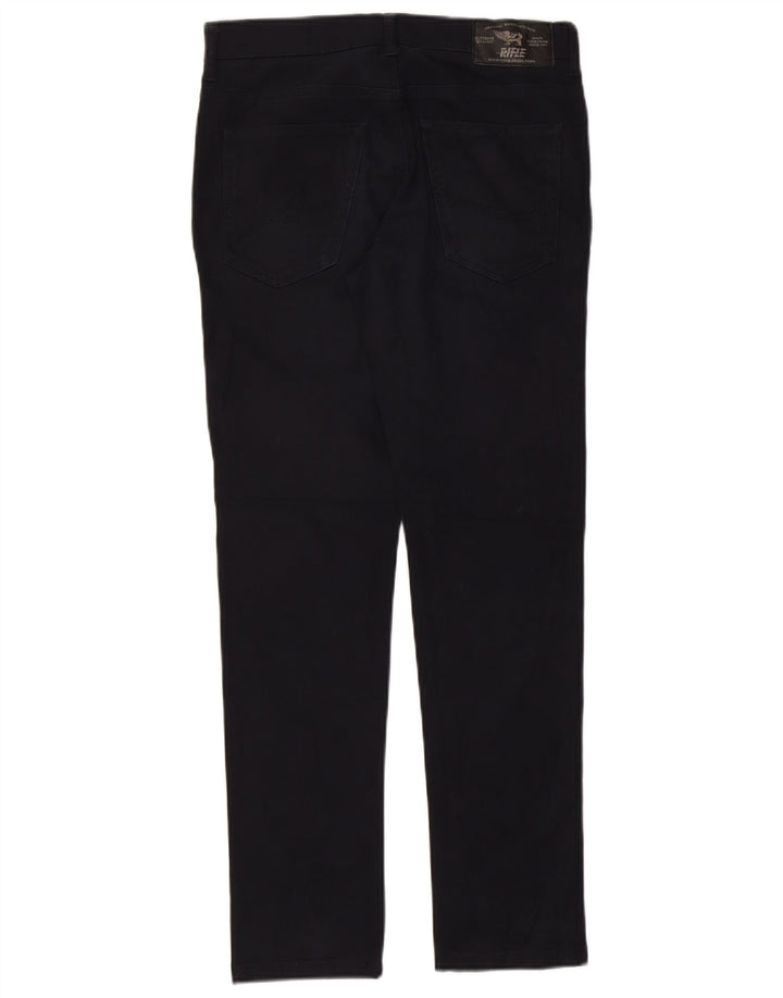 Rifle Herren Slim Jeans W31 L30 Marineblaue Baumwolle