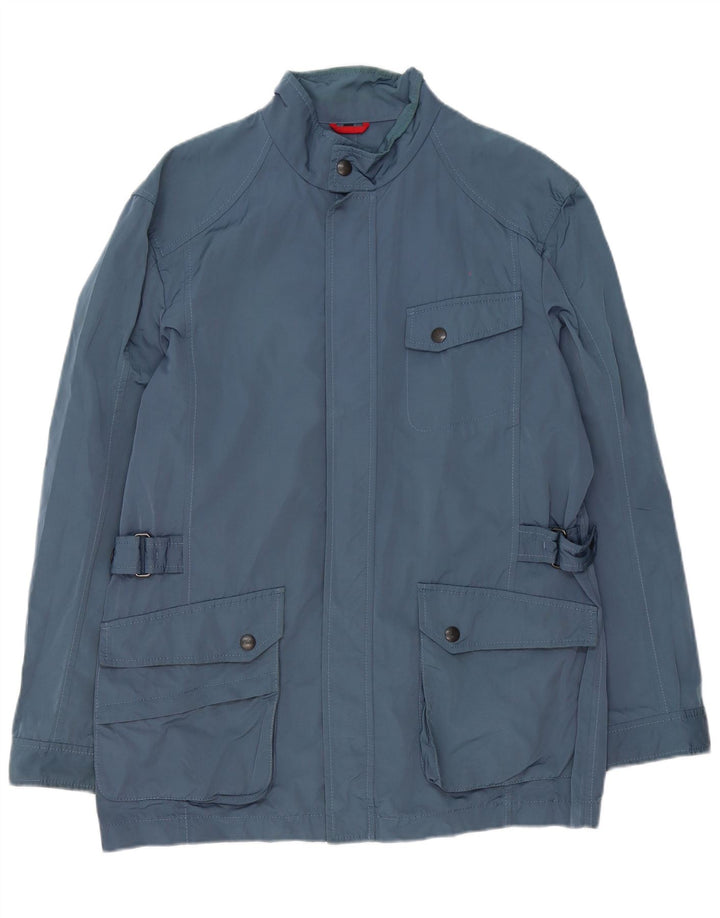 Fay Herren-Utility-Jacke UK 40 Large Marineblaues Polyester