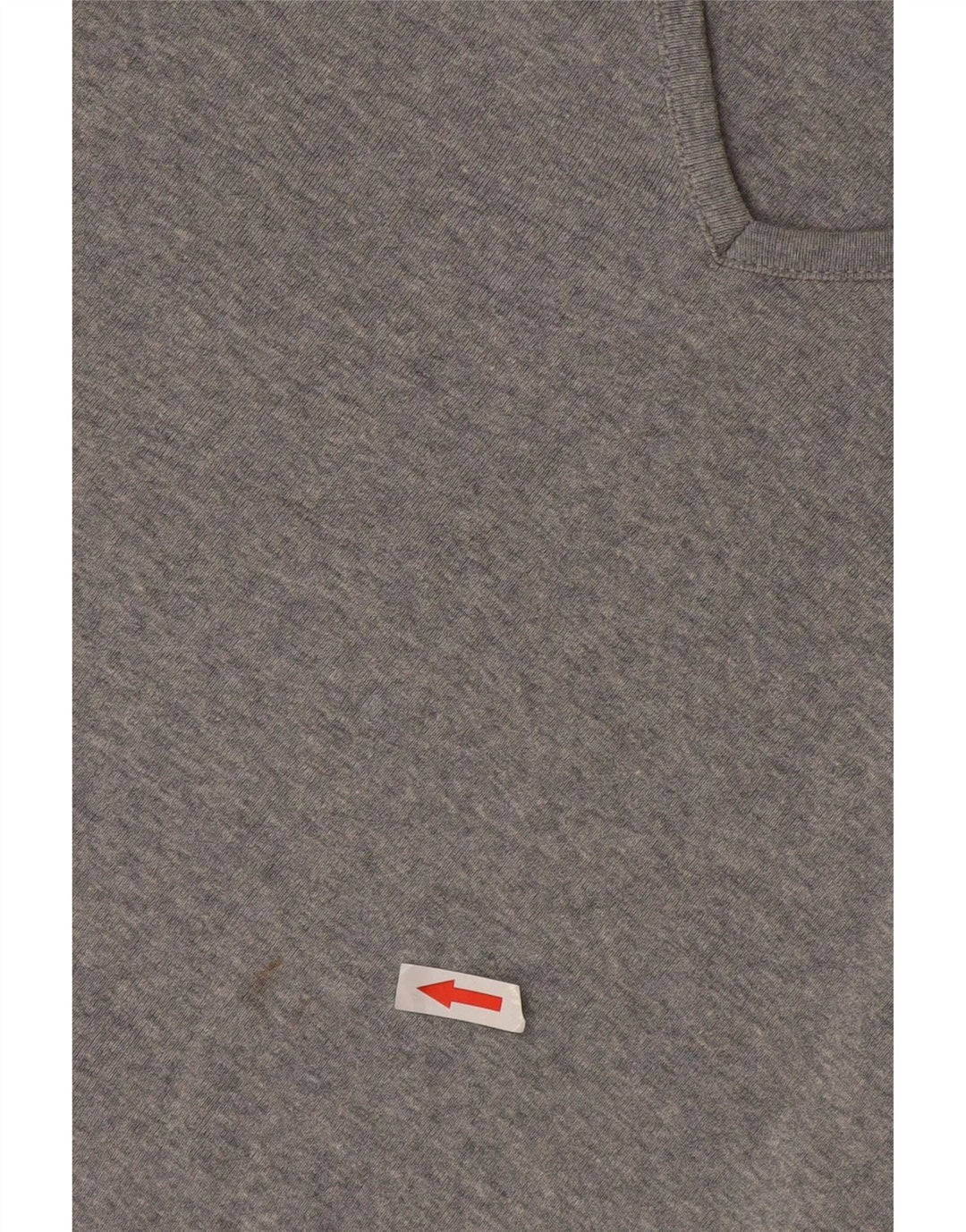Nike Damen T-Shirt Top UK 10/12 Mittelgrau gefleckte Baumwolle