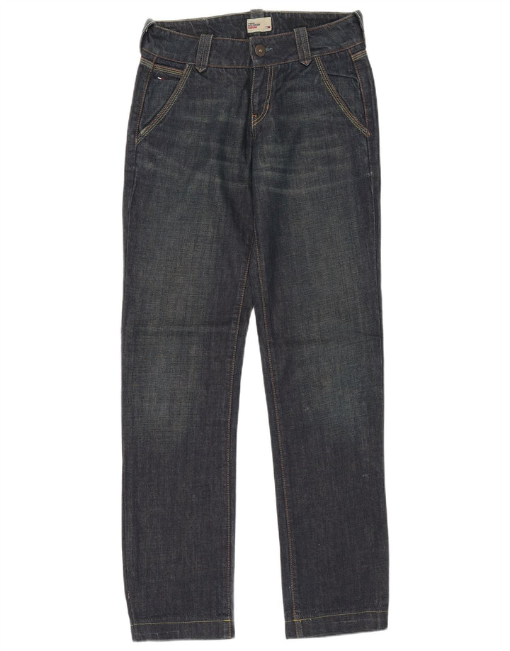 Tommy Hilfiger Damen Straight Jeans W27 L34 Blaue Baumwolle