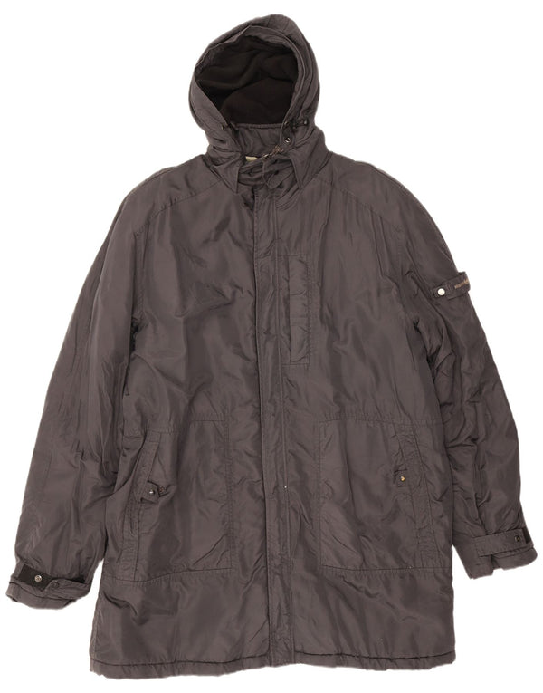 Henri Lloyd Herren-Windbreaker-Mantel mit Kapuze, UK 44, 2XL, Grau