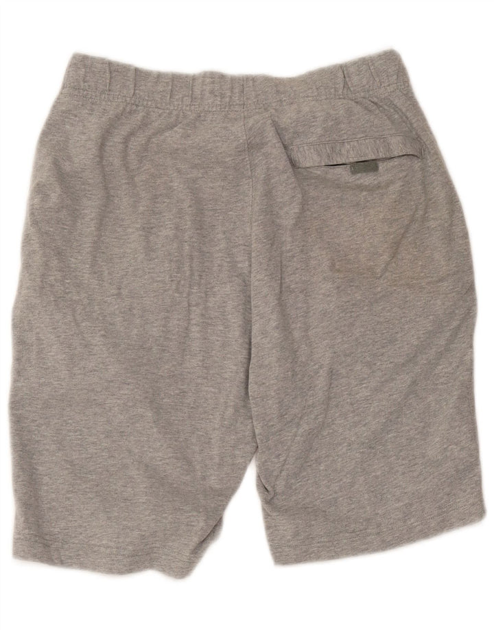 Nike Herren-Freizeitshorts, klein, grau gefleckte Baumwolle