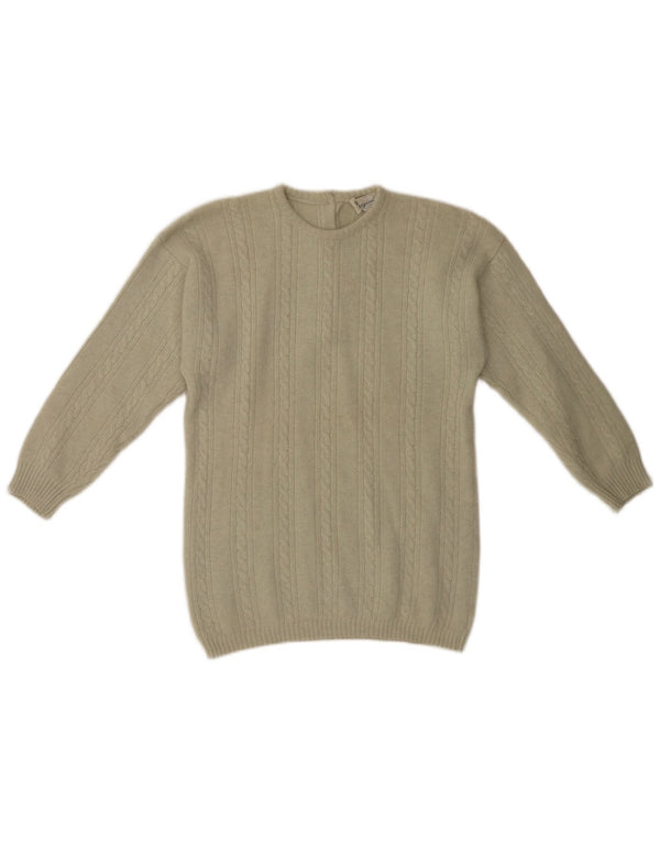 Maria Grazia Severi Damen Pullover mit Rundhalsausschnitt IT 54 3XL Grün