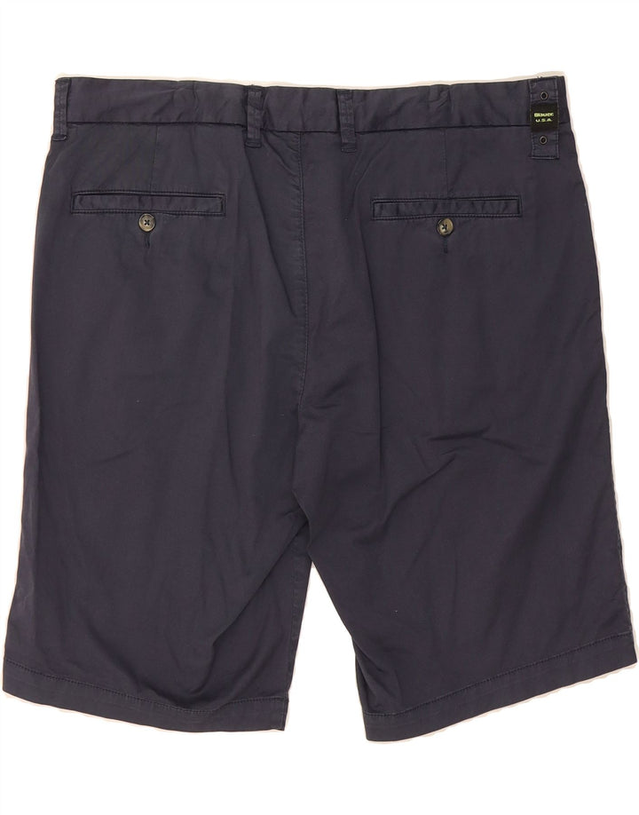 BLAUER Mens Chino Shorts W36 Large Navy Blue Cotton Vintage Blauer and Second-Hand Blauer from Messina Hembry 