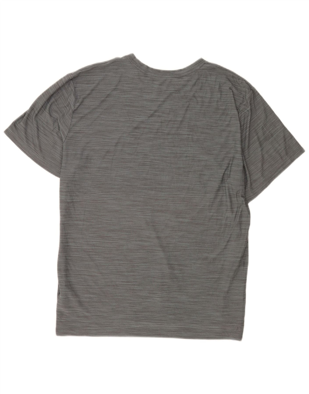 Nike Herren Dri Fit T-Shirt Top XL Grau geflecktes Polyester
