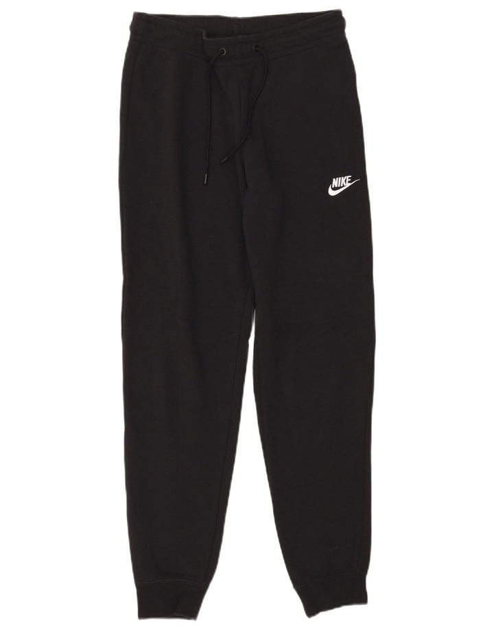 NIKE Damen-Trainingshose, Jogginghose, Größe S, Größe S, Schwarz, Baumwolle, UK 10