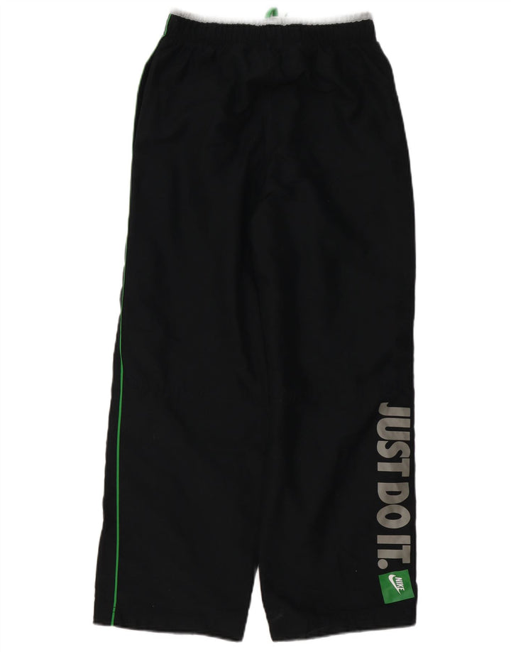 Nike Jungen-Trainingshose mit Grafik, 10–11 Jahre, mittelgroßes schwarzes Polyester
