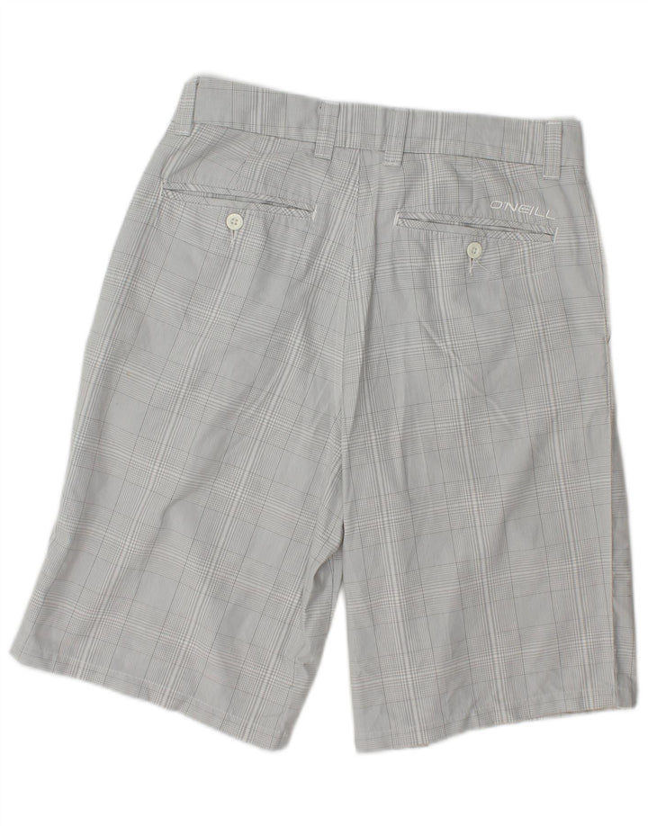 O'Neill Herren Chinoshorts W30 Mittelgrauer Hahnentrittmuster