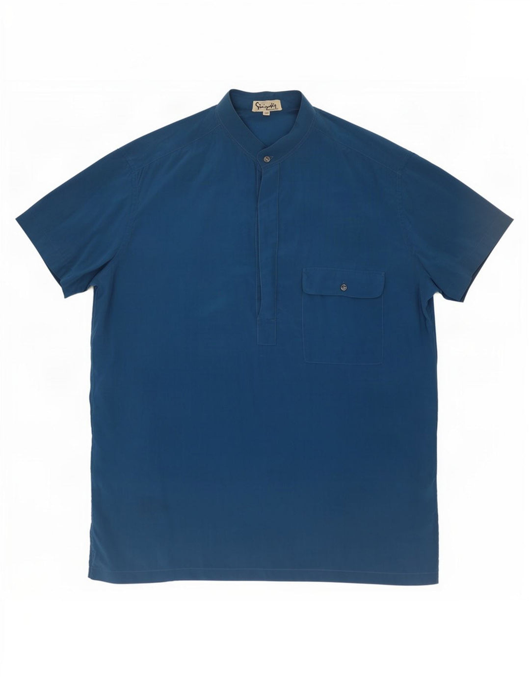 Vintage Damen Kurzarm-Pullovershirt UK 16 Large Blau