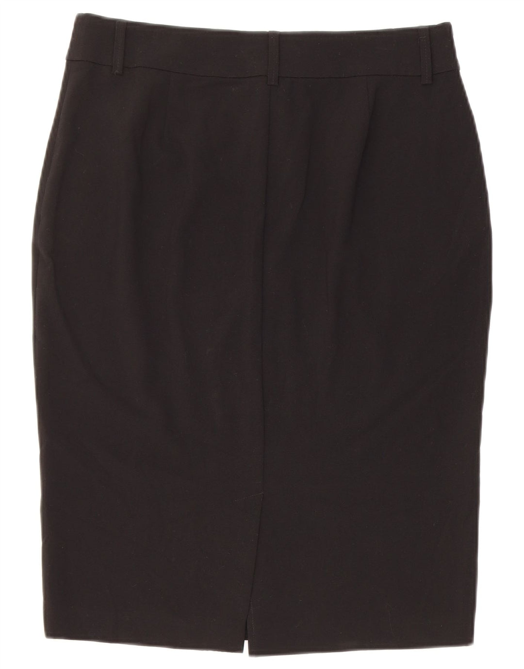 Marks & Spencer Damen Bleistiftrock UK 12 Medium W30 Schwarz Polyester