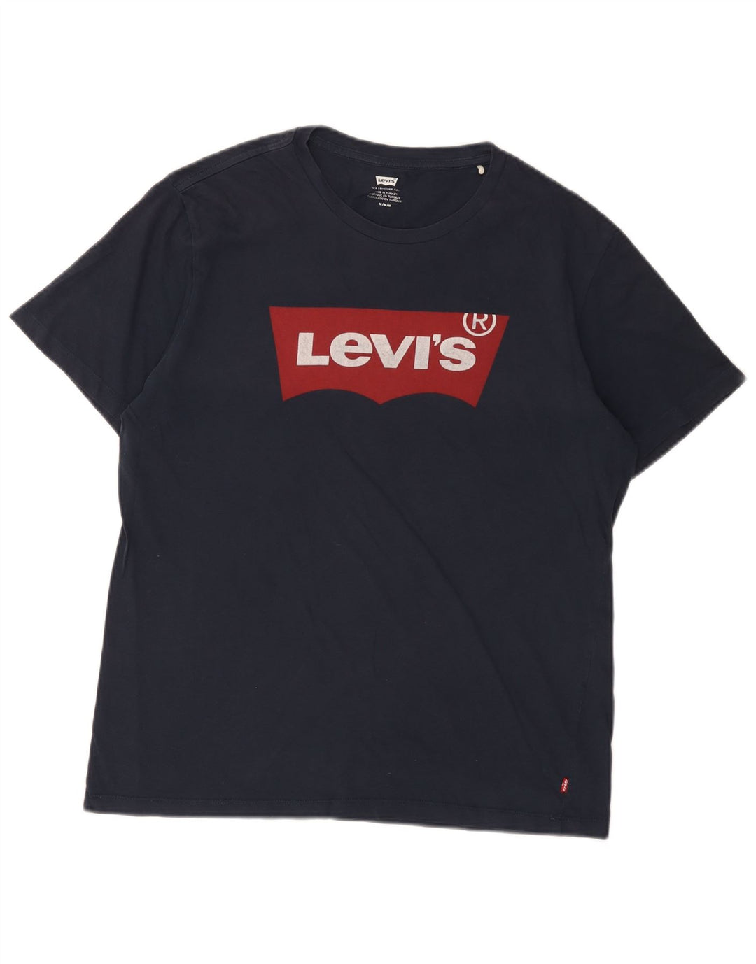 Levi's Herren-T-Shirt mit Grafik, mittelmarineblaue Baumwolle