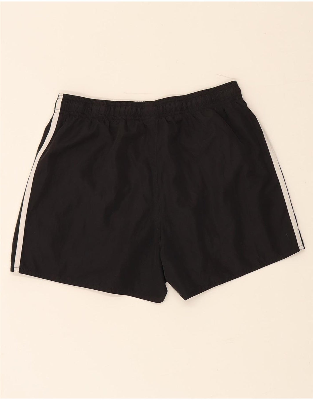 Adidas Damen Sportshorts UK 12 Medium Schwarz Polyester