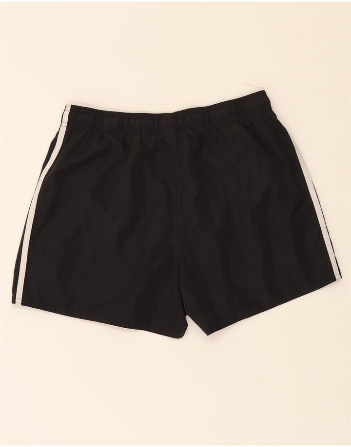 Adidas Damen Sportshorts UK 12 Medium Schwarz Polyester