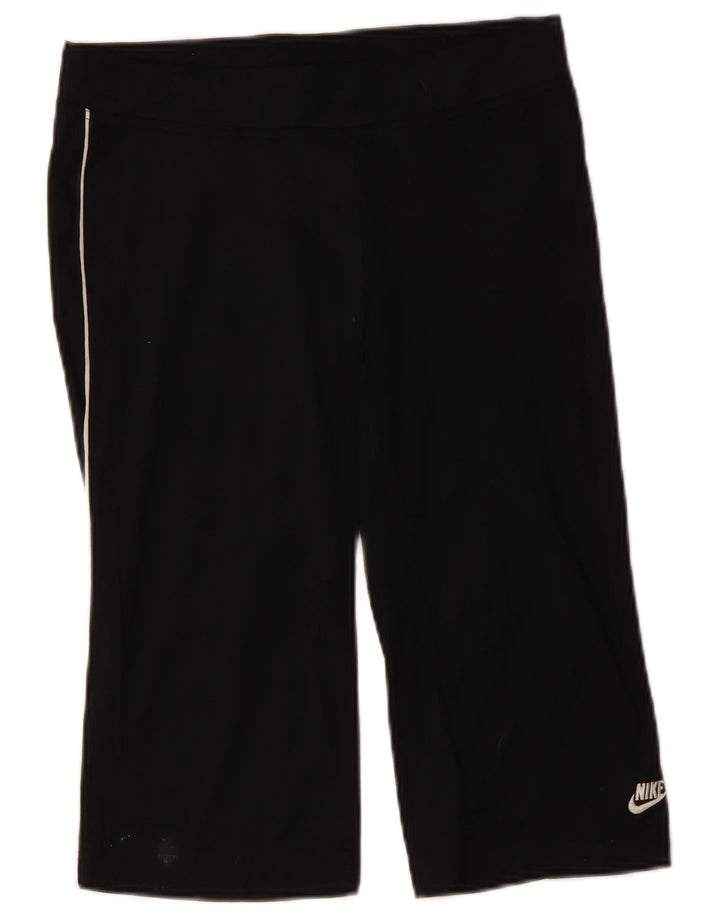 Nike Damen Bermuda Sport Shorts US 4/6 Small Schwarz Polyester