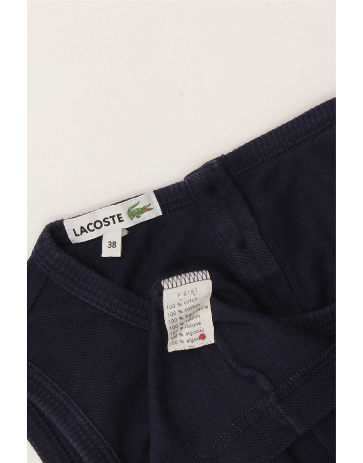 Lacoste Damen-Trägershirt, Größe 38, mittelmarineblaue Baumwolle
