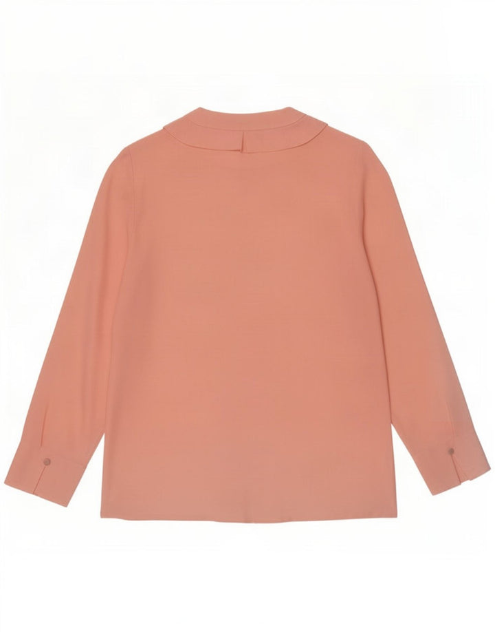Luisa Spagnoli Damen Hemdbluse mit Rüschen vorne IT 42 Mittelrosa