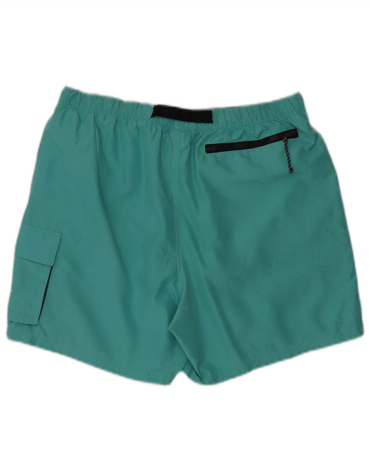Nike Damen Badeshorts UK 14 Mittelgrünes Polyester