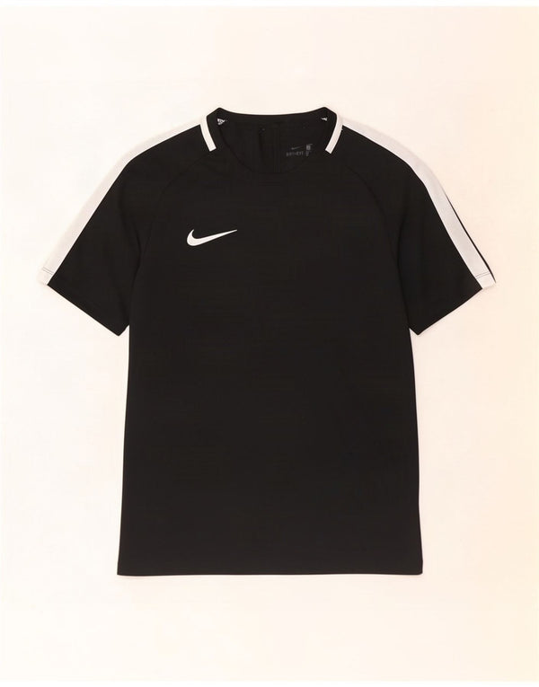 Nike Mens Dri Fit T-Shirt Top Small Black Colourblock