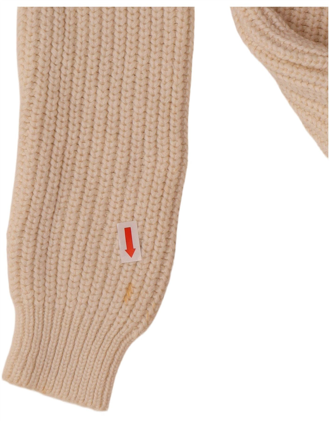 MASSIMO DUTTI Damen-Cardigan mit Kapuze, UK 6, XS, Beige, Baumwolle