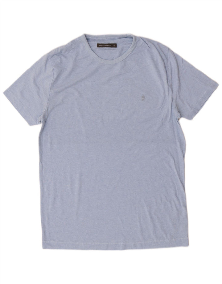 French Connection Herren-T-Shirt aus mittelblauer Baumwolle