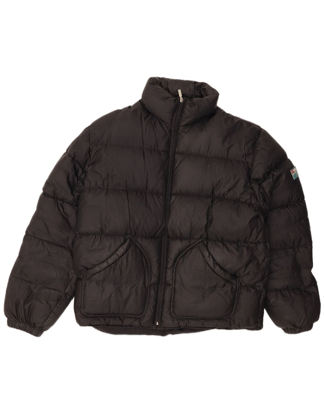 Diesel Herren-Jacke mit Kapuze, gepolstert, Größe 42, XL, Schwarz