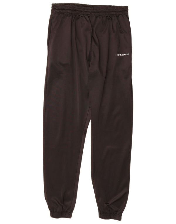 Lotto Mens Tracksuit Trousers Joggers Medium Black Polyester