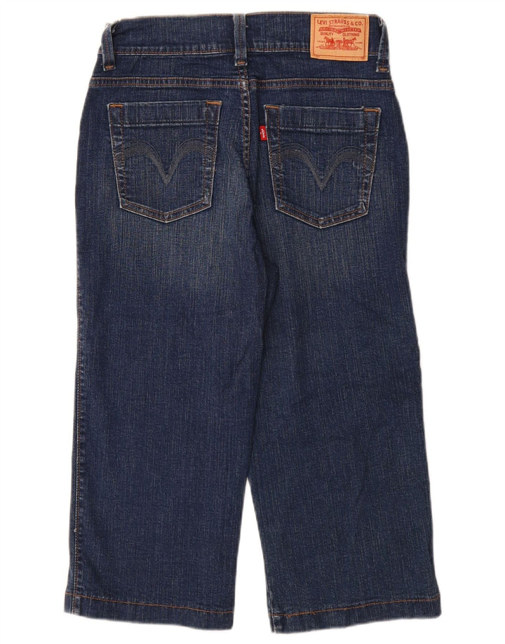 LEVI'S Damen 512 Perfekt schlankmachende Capri-Jeans, US 8, Mittel, W28, L19, Blau