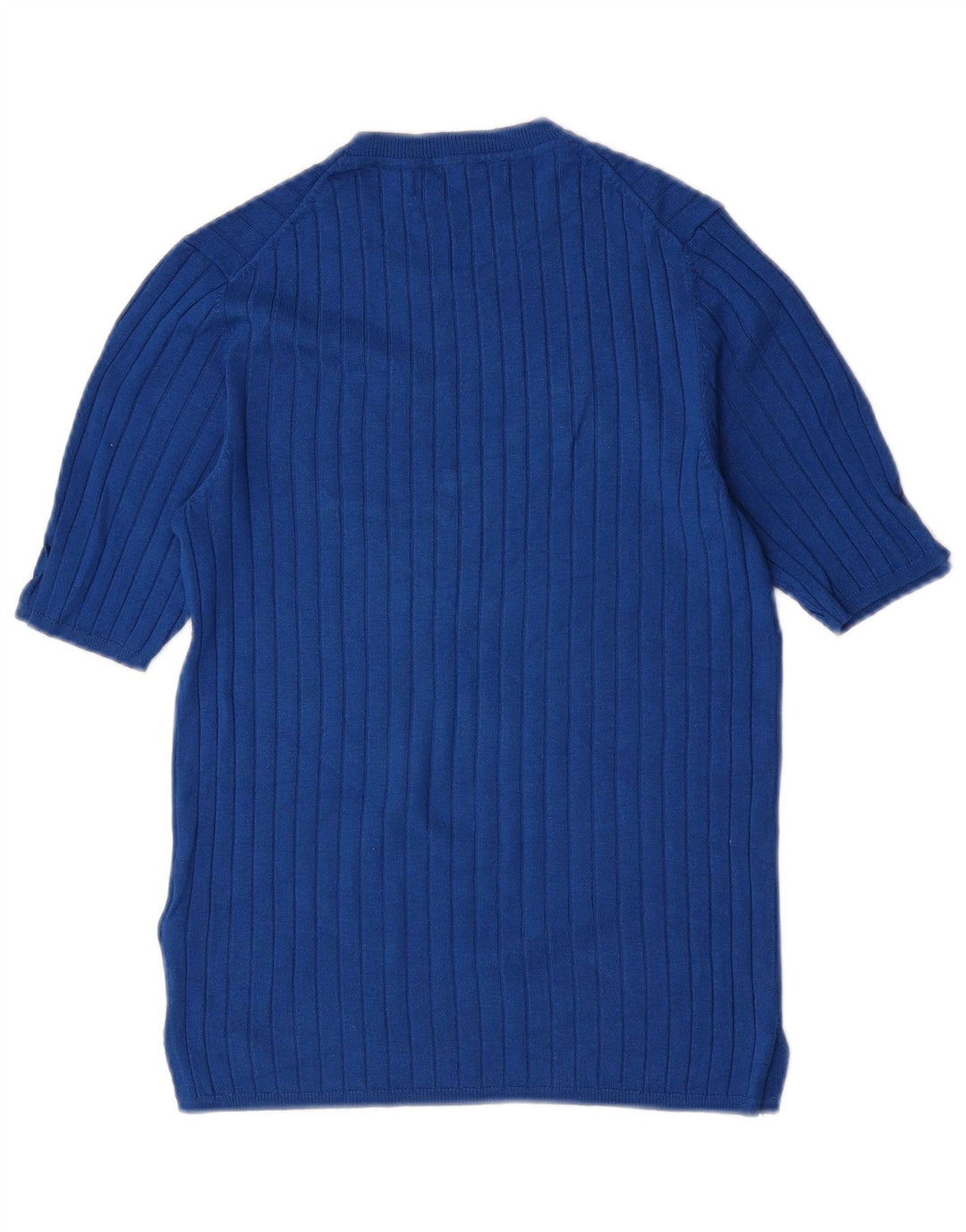 Marks & Spencer Damen Pullover mit Rundhalsausschnitt, UK 12, Mittelblau