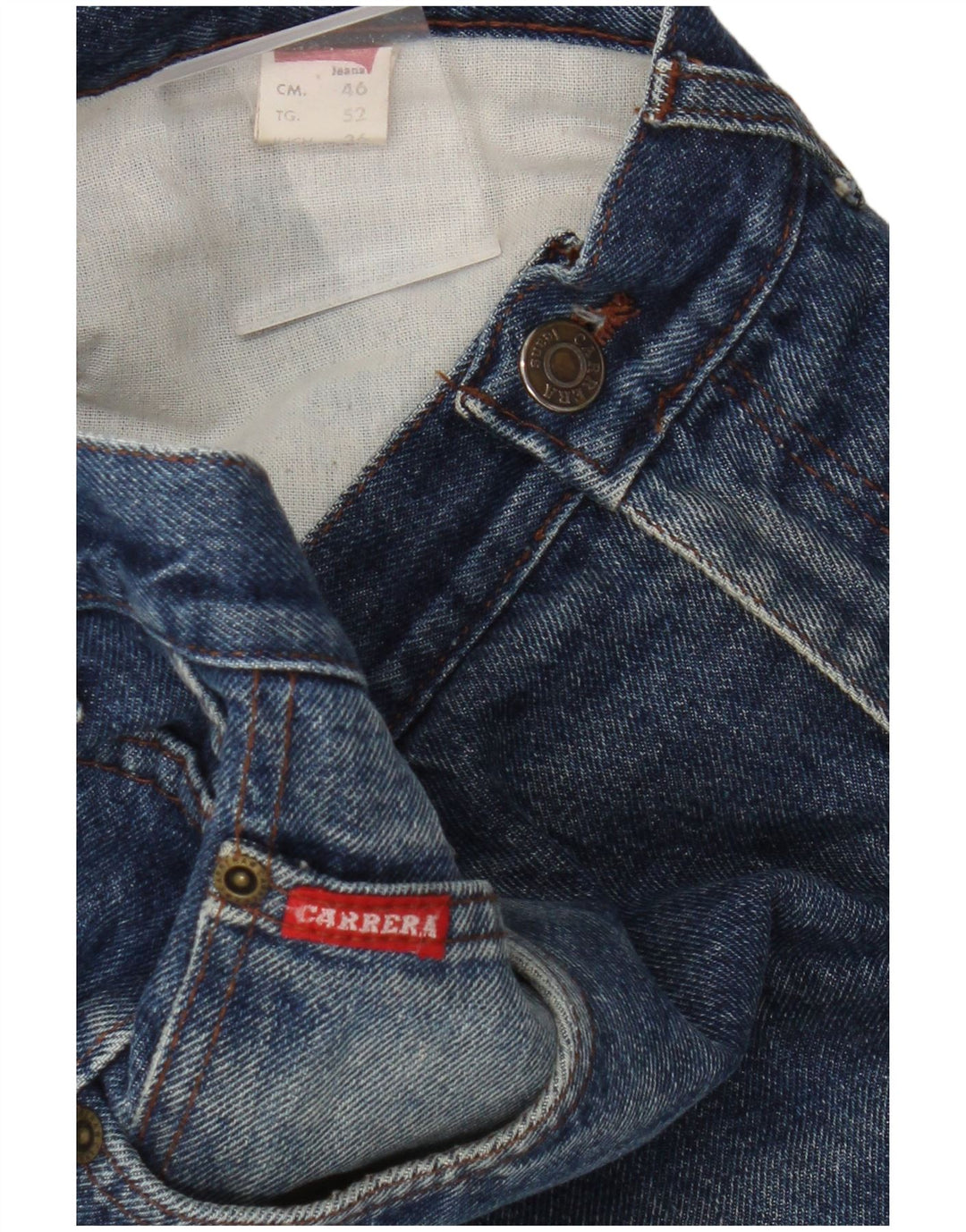 Carrera Herren 700 Straight Jeans W36 L30 Blaue Baumwolle