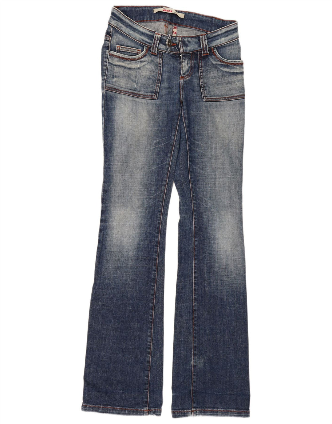Only Damen Schlagjeans W36 L34 Blau