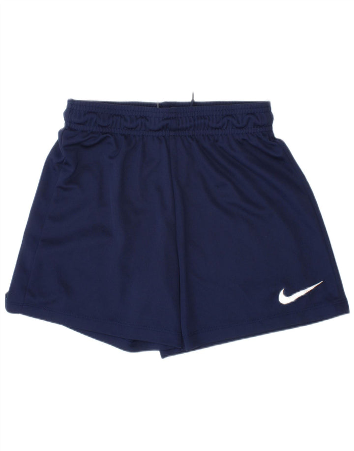 Nike Sportshorts für Jungen, 8–9 Jahre, Größe S, Marineblau, Polyester