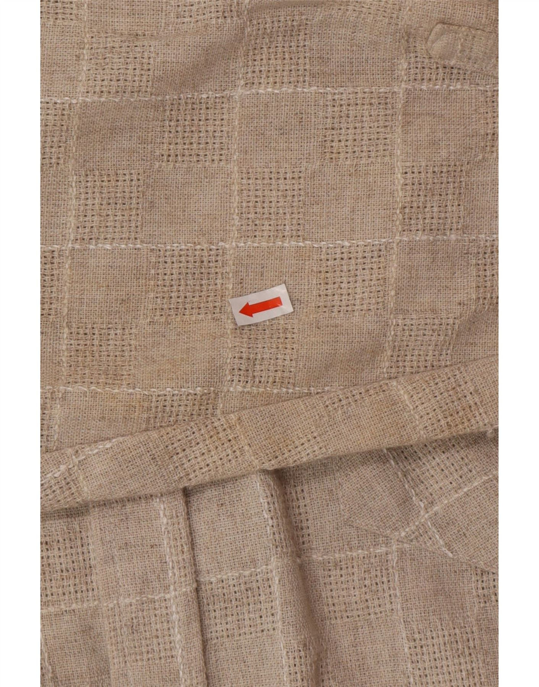 VINTAGE Herrenhemd 2XL Beige kariert