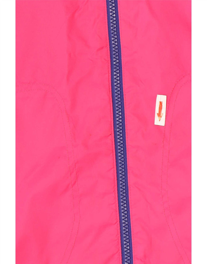 Puma Damen Regenjacke mit Kapuze UK 12 Mittelrosa
